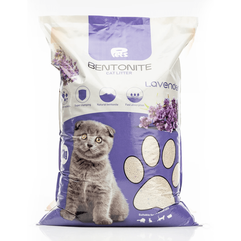 Buy Pets Bentonite Cat Litter with Lavender Scent 20kg Pets QTR