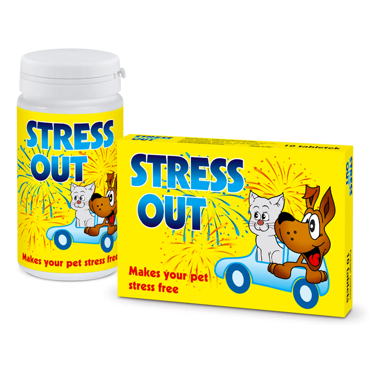 Stress Out Natural Calming Tablets For Dogs And Cats 10 Tabs Pets Qatar