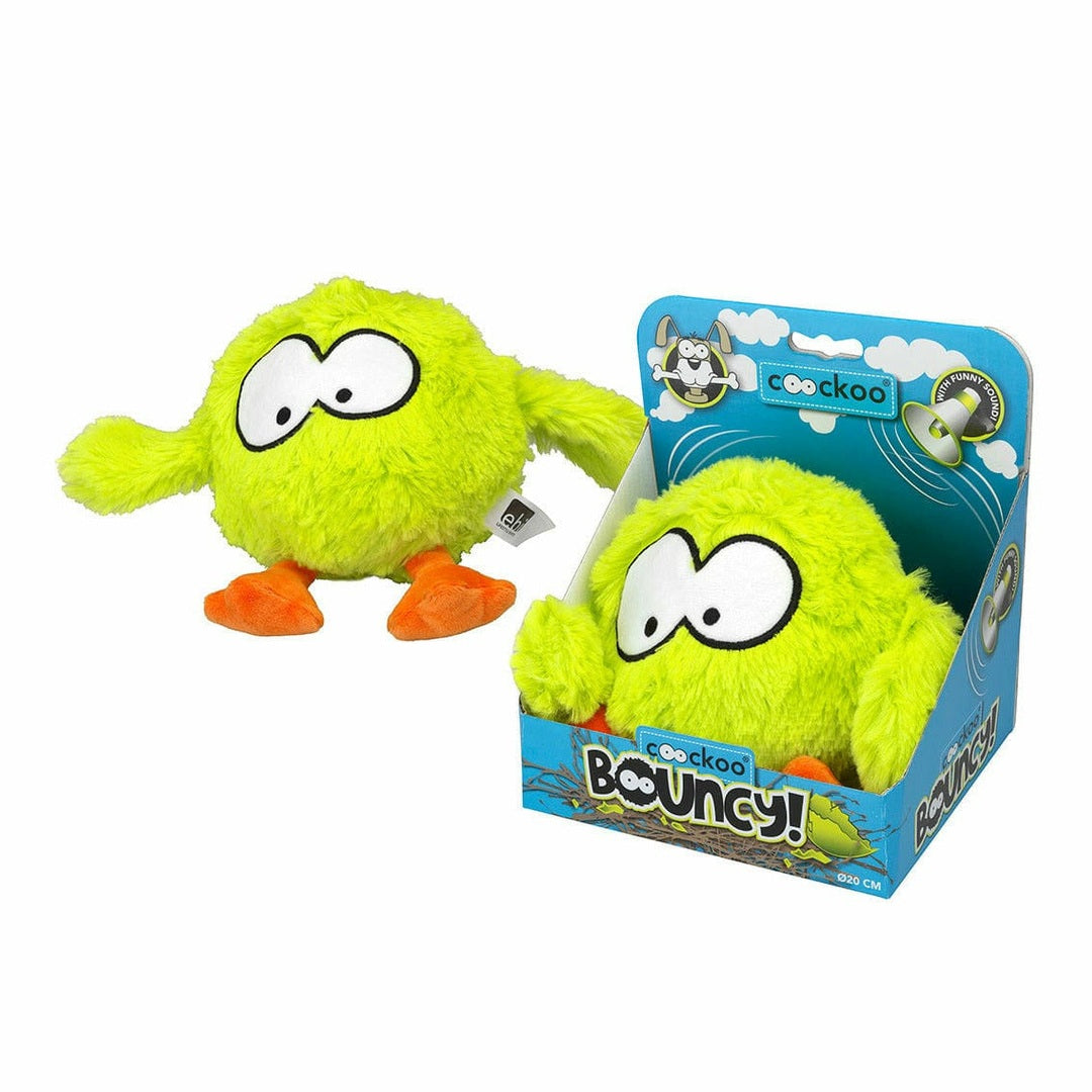 Bouncy Jumping Ball Trumpet Fanfare 28x19cm lime – Pets Qatar