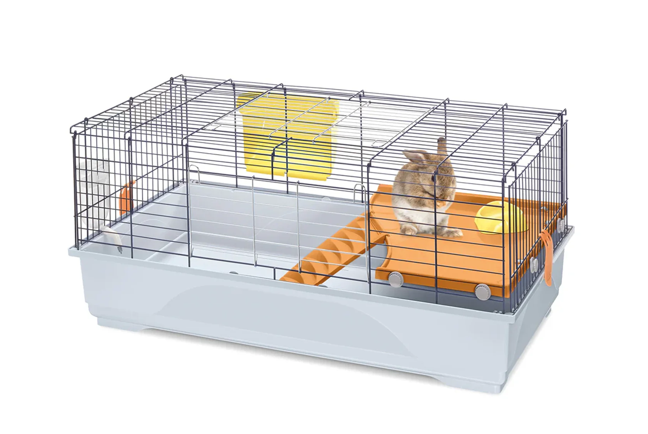 IMAC Ronny 100 Cage for Rabbits and Guinea Pigs (Blue/Light Blue)