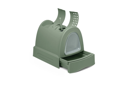 IMAC Zuma "2nd Life" Green Cat Litter Box