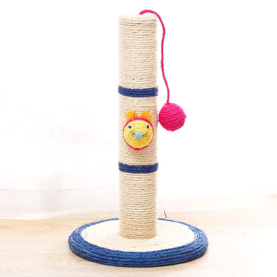 Bee Design Cat Scratching Post With Toy