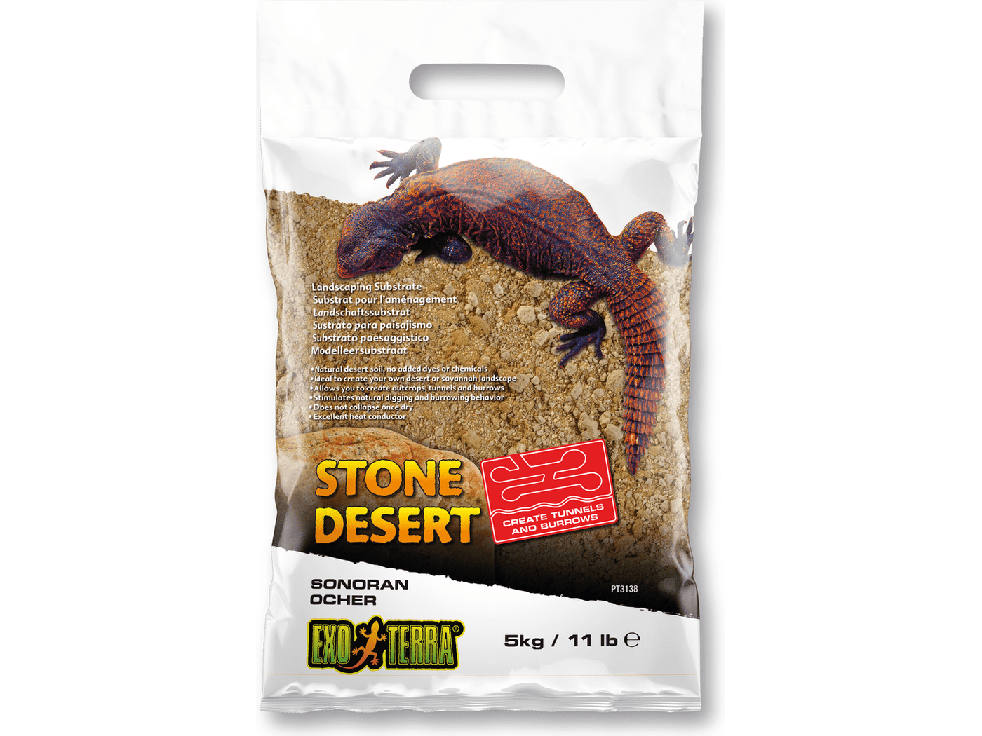 Exo Terra Stone Desert Sonoran Ocher 11 lb – 5 KG