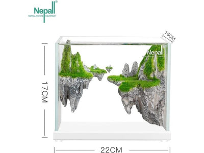 Nepall Sky City Moss Fish Tank Set 22*17*16cm