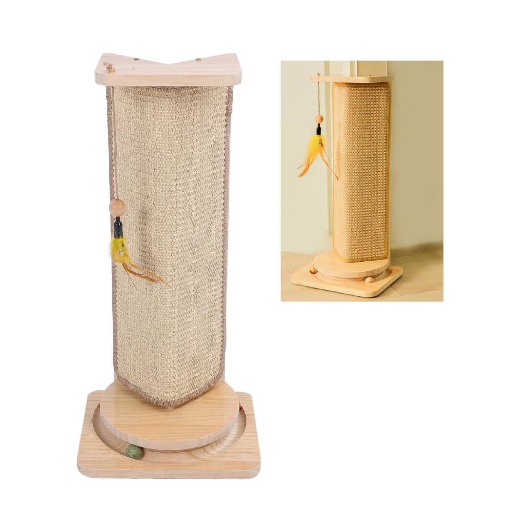 Hoopet corner sisal cat scratching board 27x22x58 cm