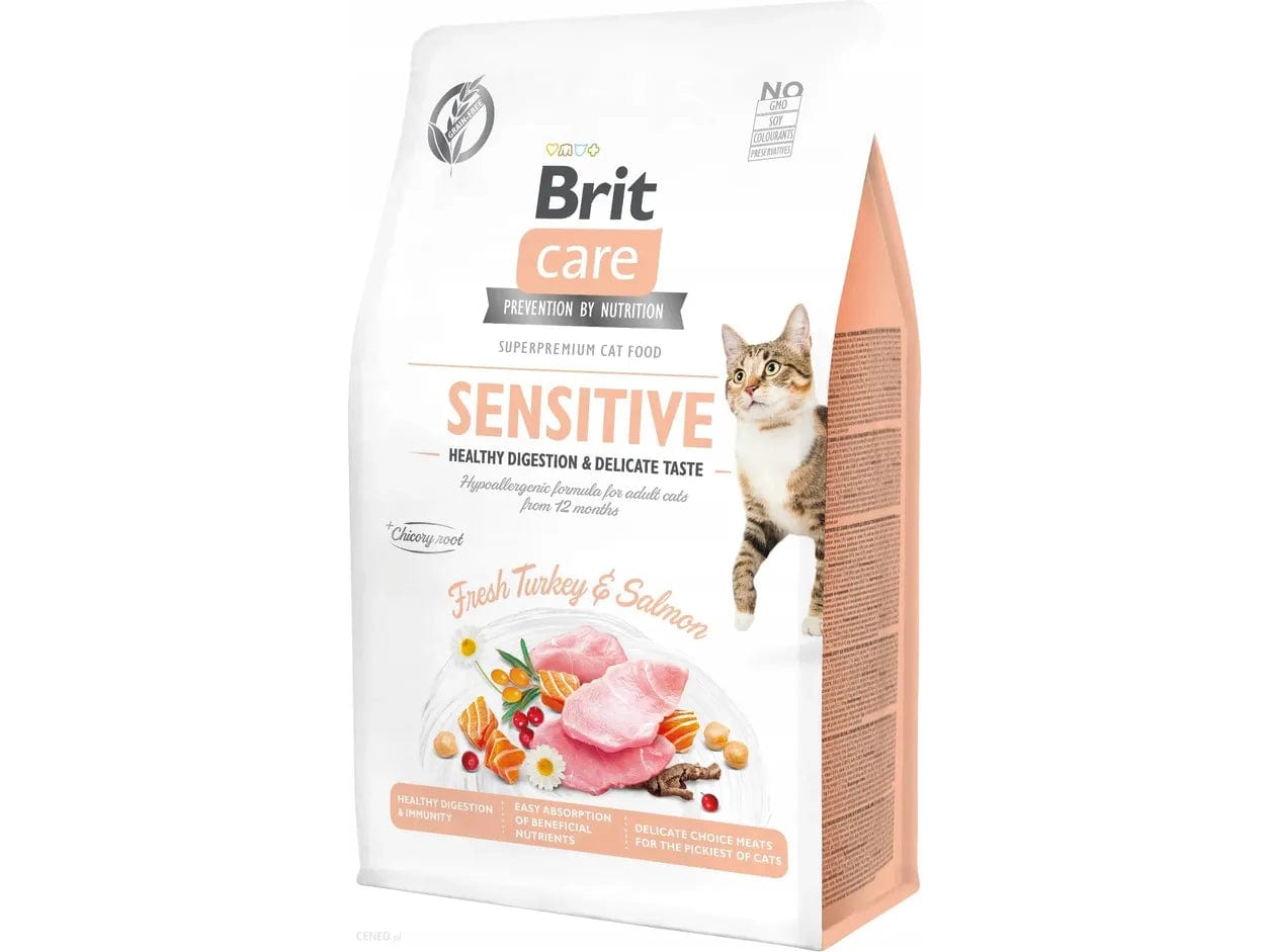 Brit Care Cat Grain-Free Sensitive Healthy Digestion & Delicate Taste, 7 kg