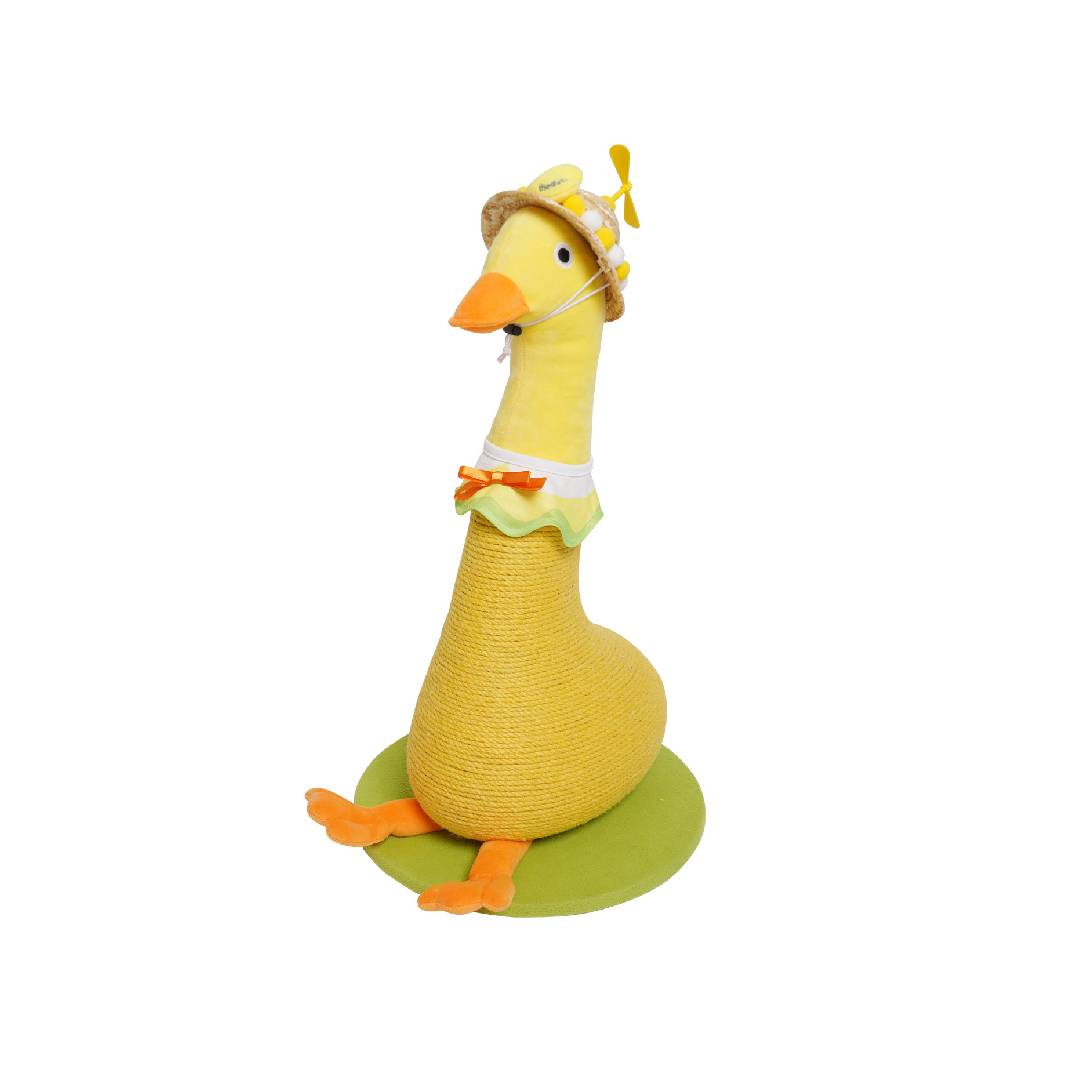 Duck-shaped Cat Scratching Post D:34cm, H:56cm