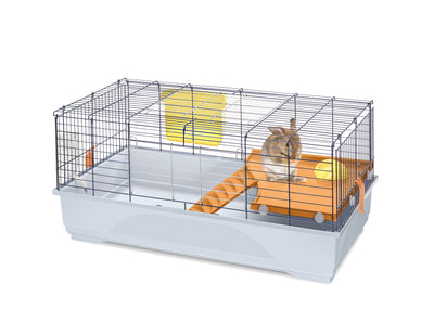 IMAC Ronny 100 Cage for Rabbits and Guinea Pigs (Blue/Light Blue)