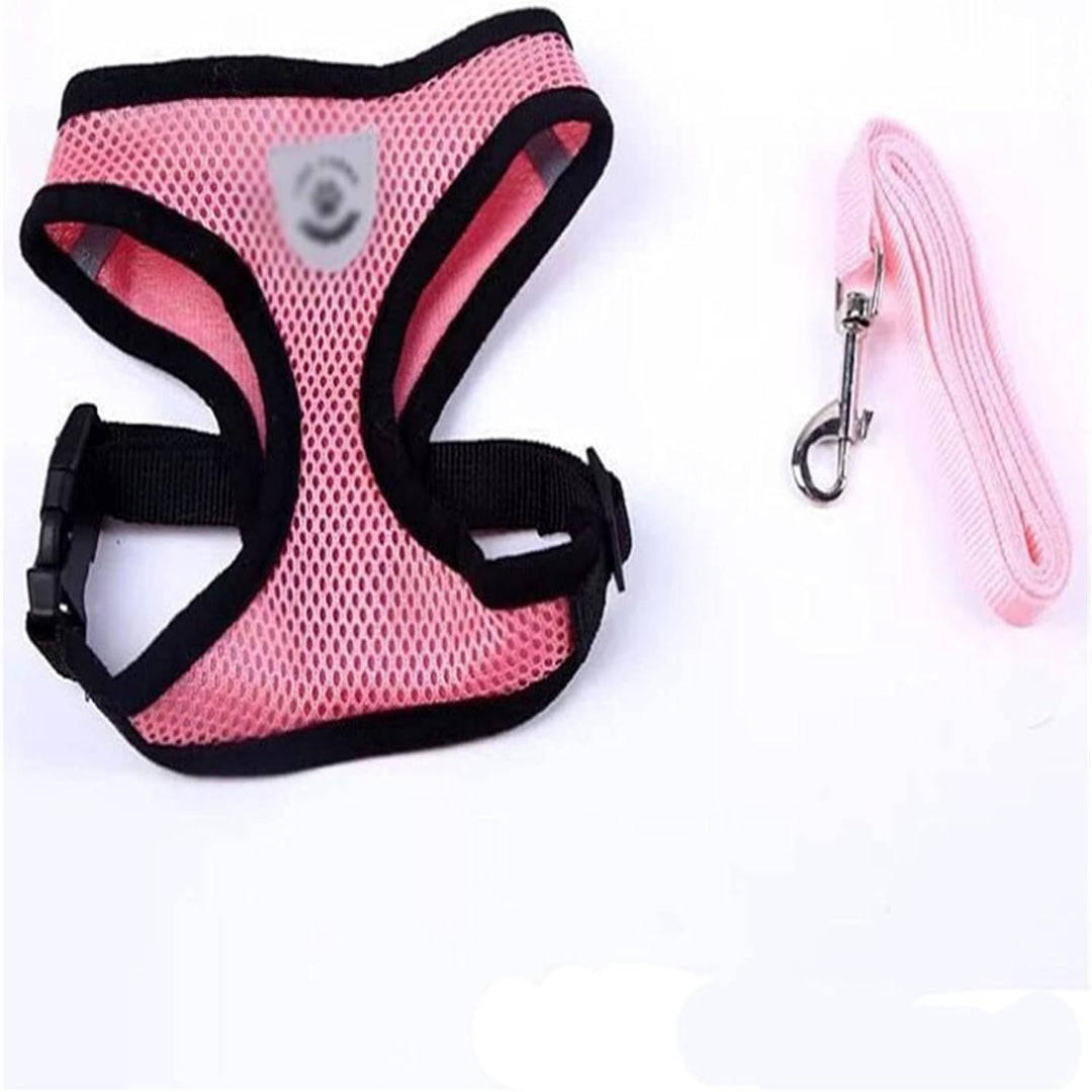 Harness Cross-Border Explosion Chest And Back Strap Pink Xl
