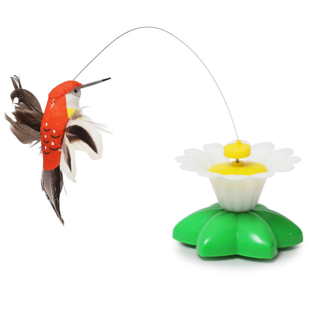 Flower Base Rotating Interactive Cat Toys (Little Bird)