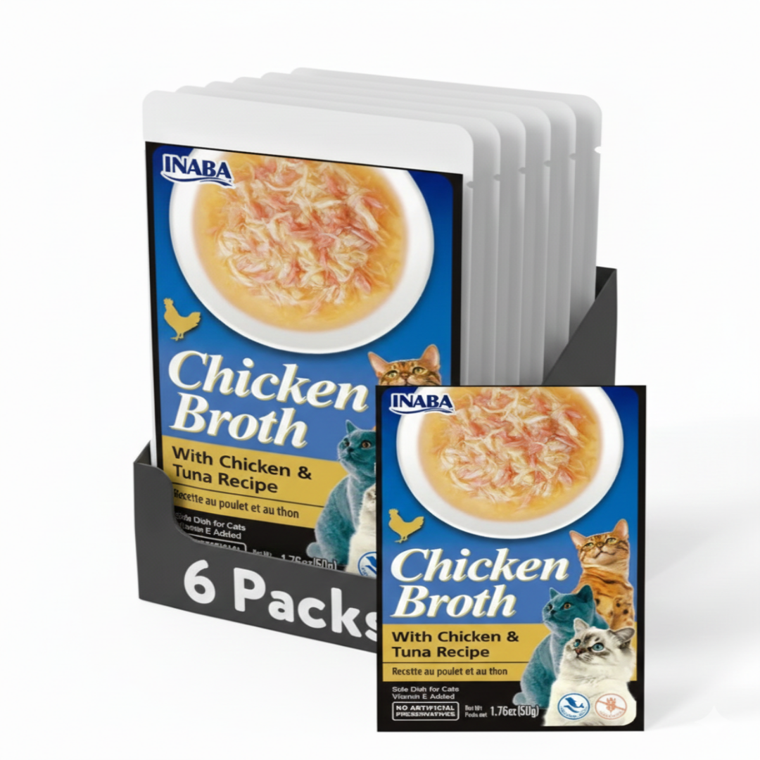 Chicken Broth with Chicken & Tuna Recipe 50 g x 6 pouches