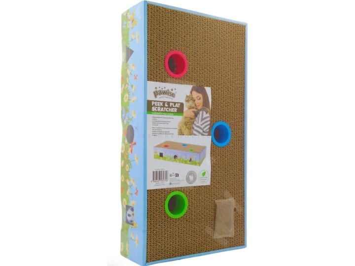 PAWISE PEEK & PLAY SCRATCHER