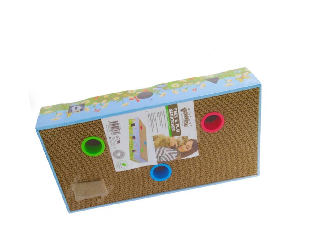 PAWISE PEEK & PLAY SCRATCHER