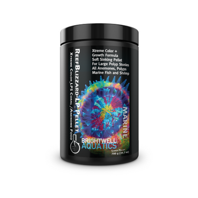 ReefBlizzard Food – Color + Growth Formula Soft Sinking Pellet for LPS Corals, Anemones &amp; Marine Fish