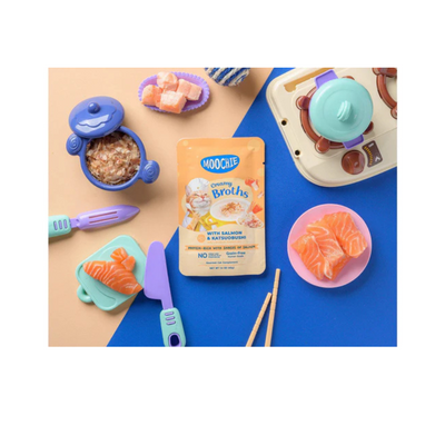 Moochie Broth Tuna & Salmon  40G  Pouch