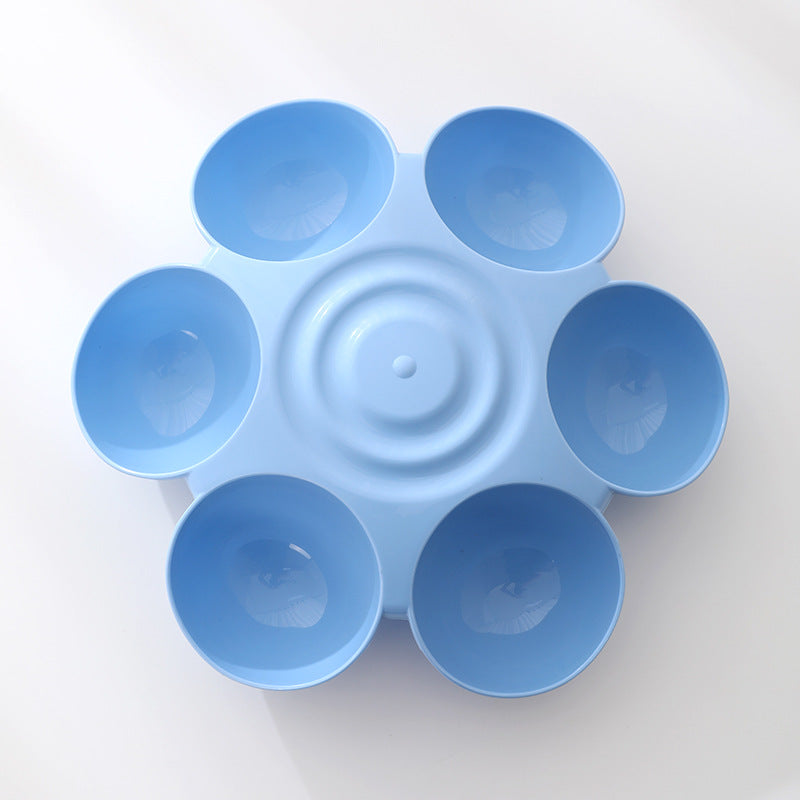 Flower Shaped Multifunctional Pet Feeding Bowl 35×11cm