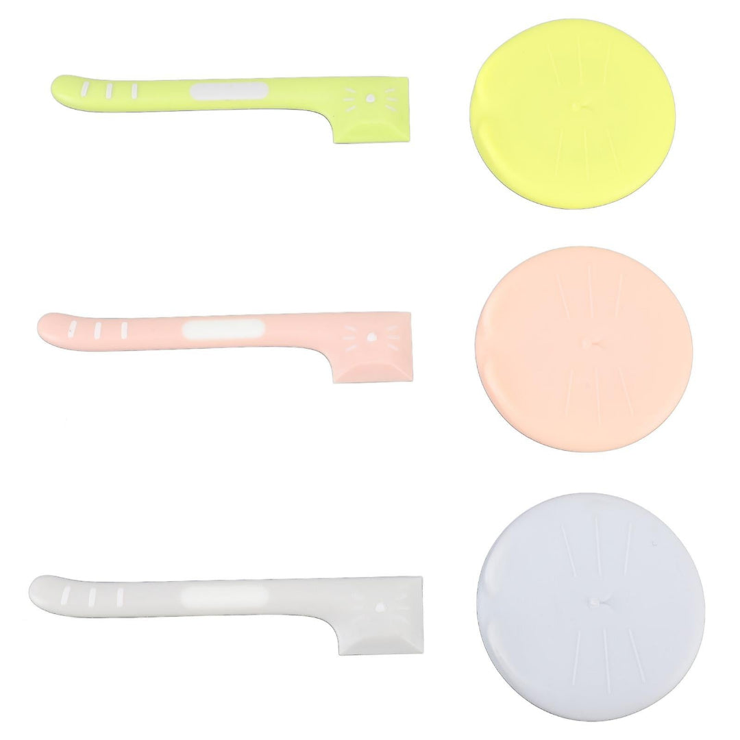 Big Face Cat Can Lid (Powder) 9cm