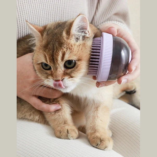 Pets Capsule Bath Brush Green