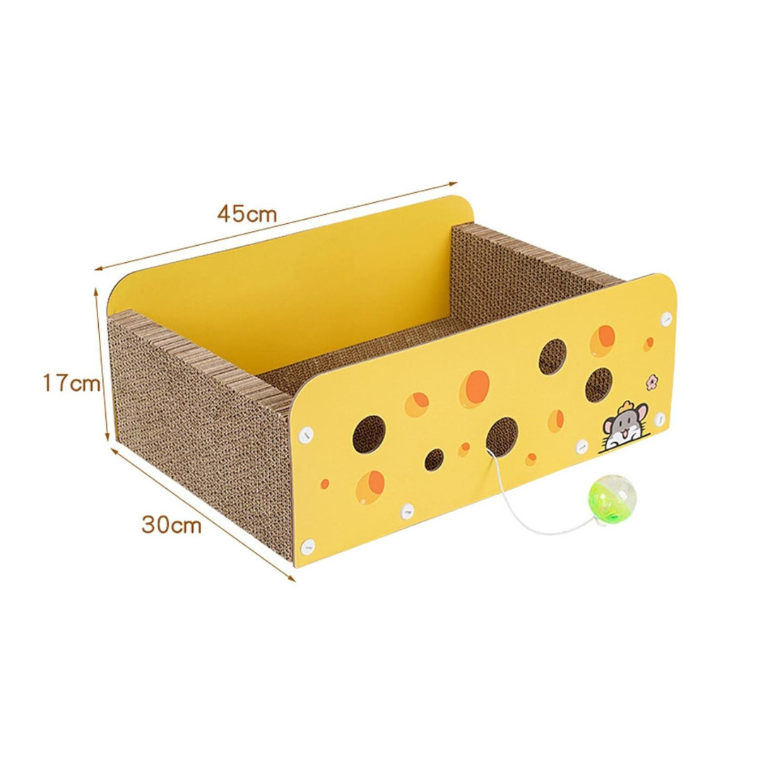 Cat Scratchers Cardboard Scratching Lounge Bed Training Toy 45*30*17cm