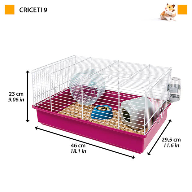 Hamster Cage 9 White
