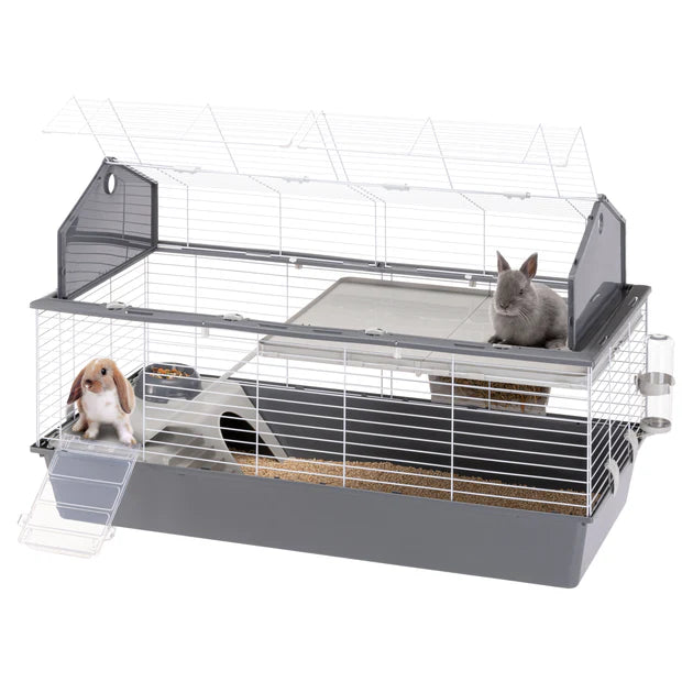 RABBIT 120 DOUBLE TWO-STOREY CAGE