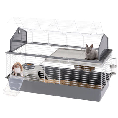 RABBIT 120 DOUBLE TWO-STOREY CAGE