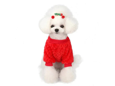 ملابس الكلاب لون أحمر M AWYP-202001