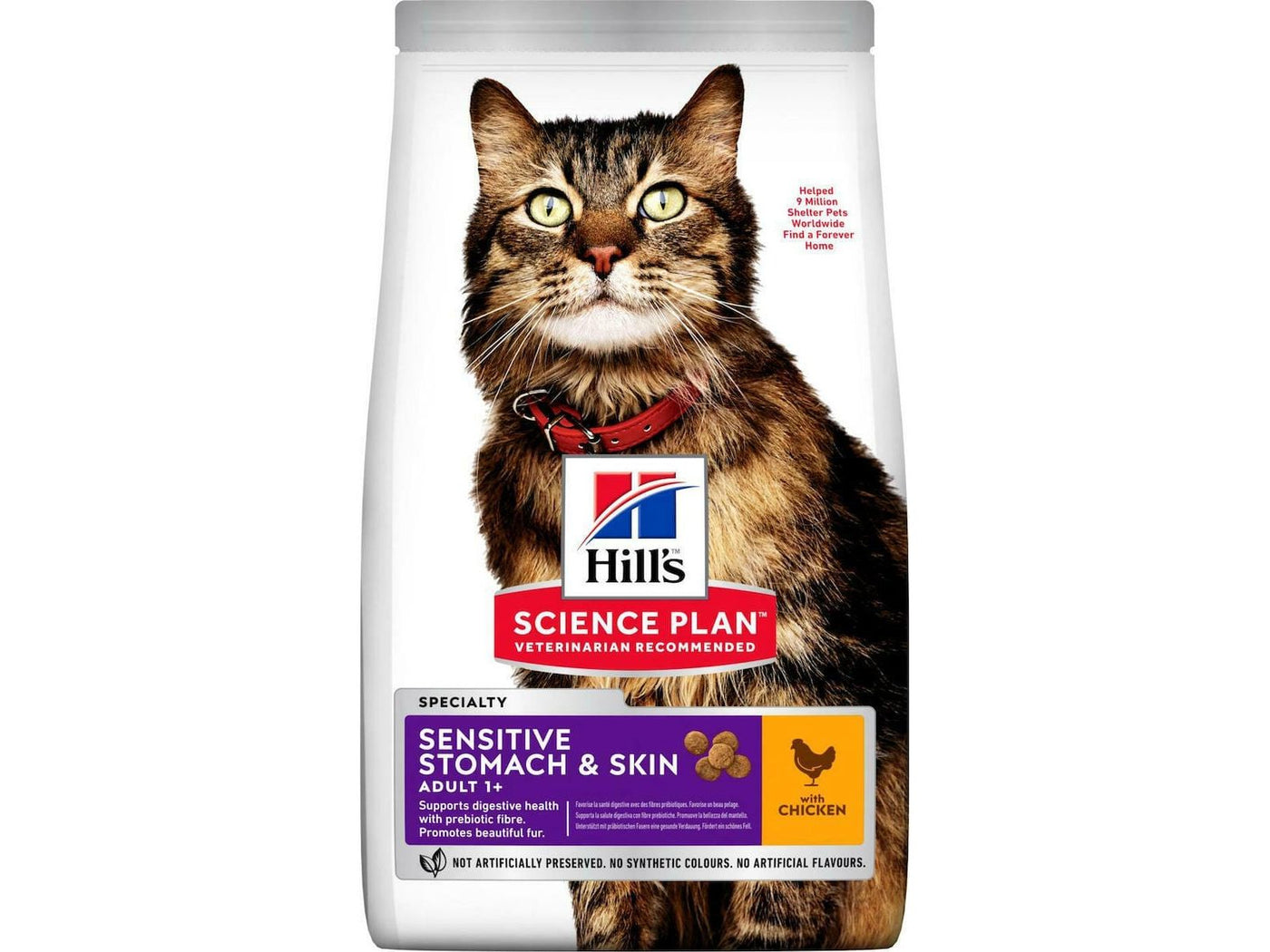 Hill`s Science Plan Adult Cat Sensitive Stom.&Skin Chicken 1.5kg