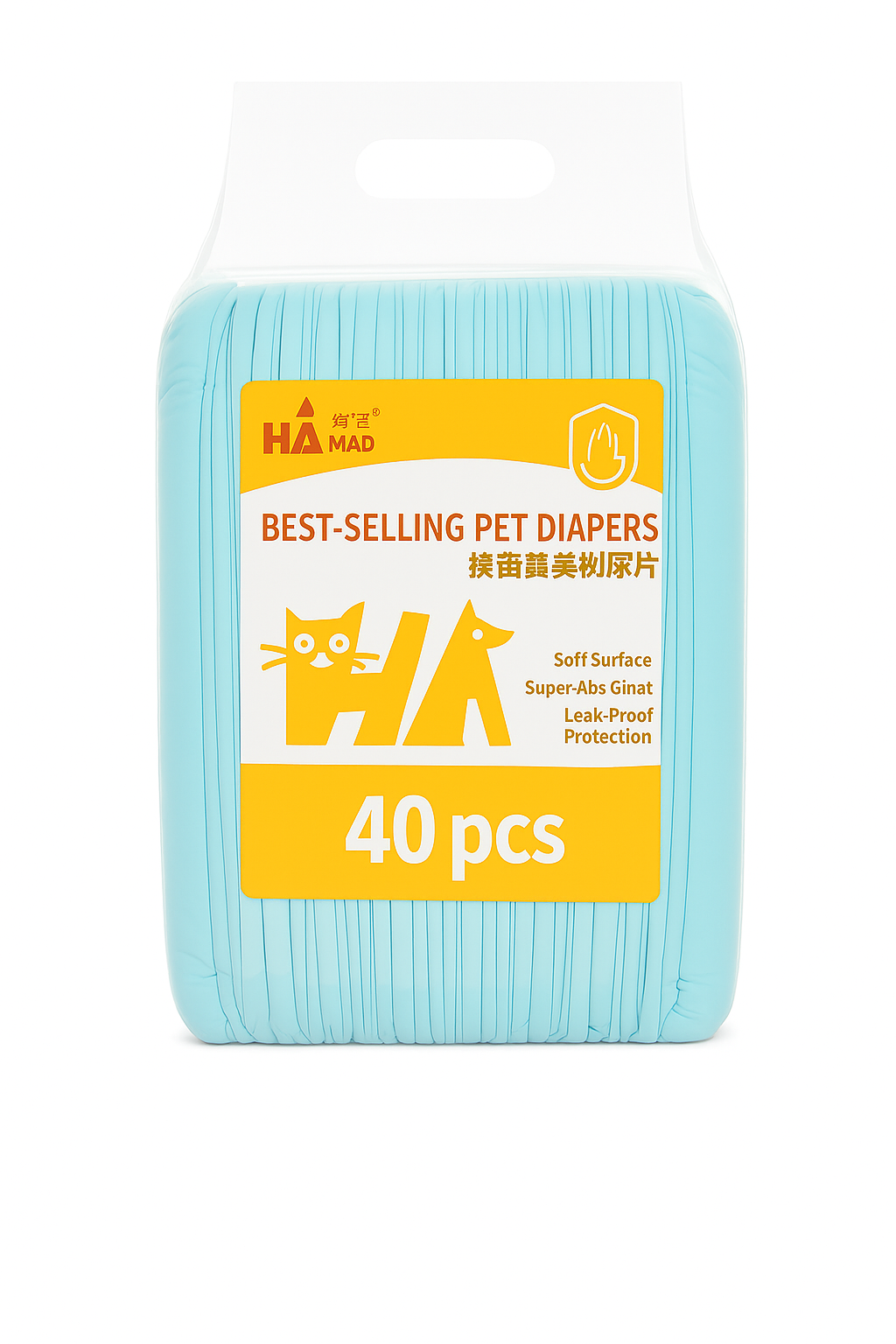 Random Color Economy Diaper 40 Pcs L