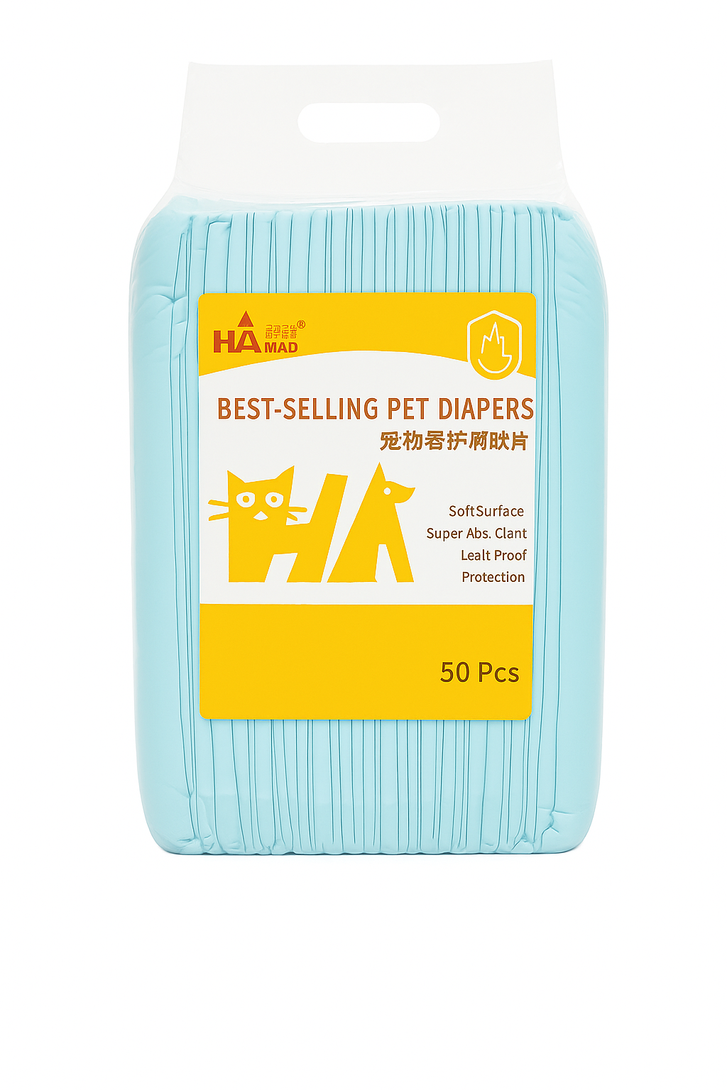 Random Color Economy Diaper 50 Pcs M