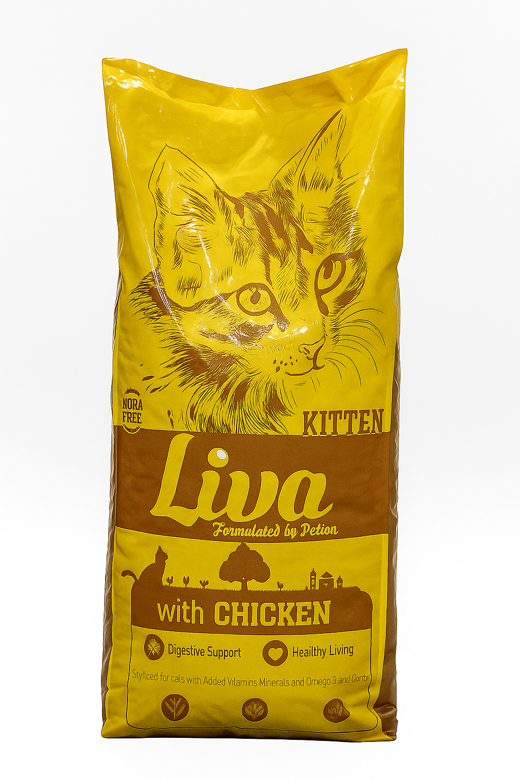 LIVA KITTEN CAT FOOD WITH CHICKEN 20 KG