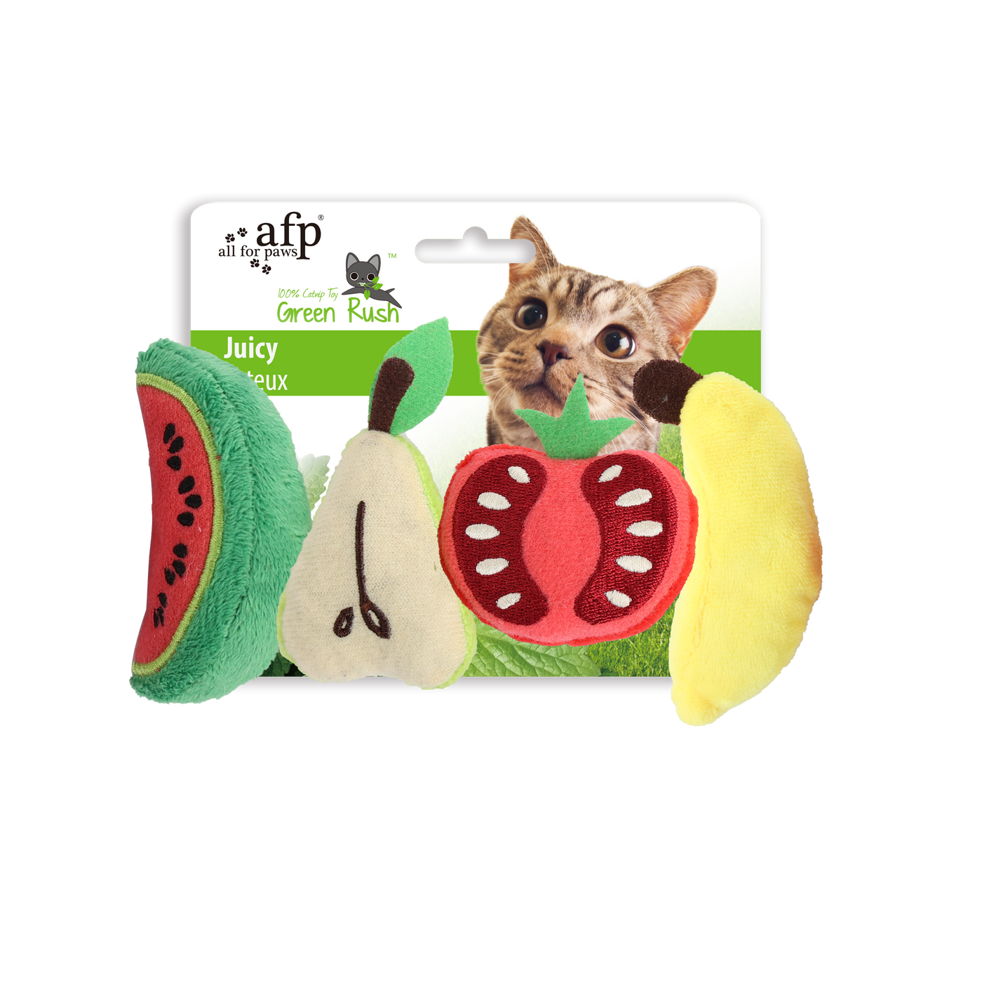 AFP Green Rush Vitamin Cat toy - Pack of 4 toys