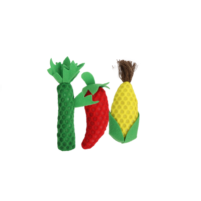 AFP Green Rush Veggies Cat toy - Pack of 4 toys