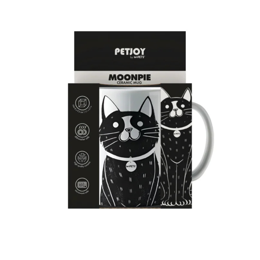 PETJOY Mug MoonPie - Black & White 350ml