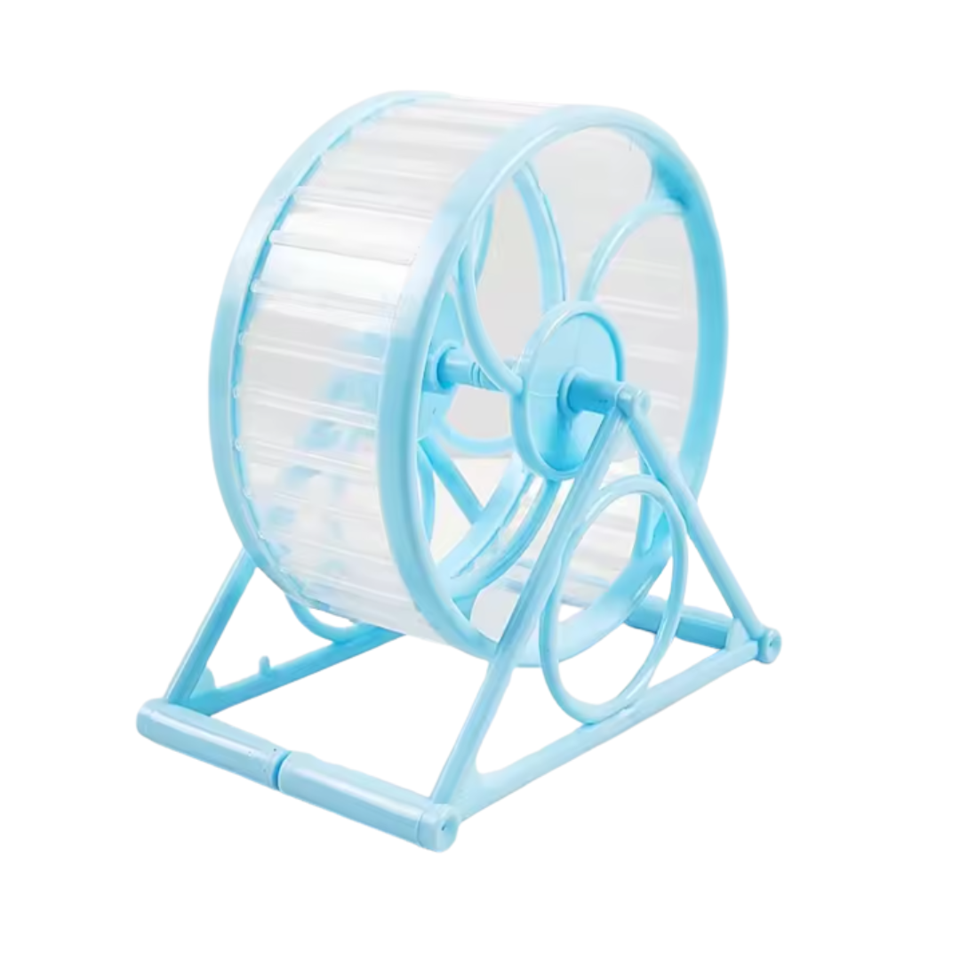 Hamster Sport Wheel with Stand – Blue 12.5 cm