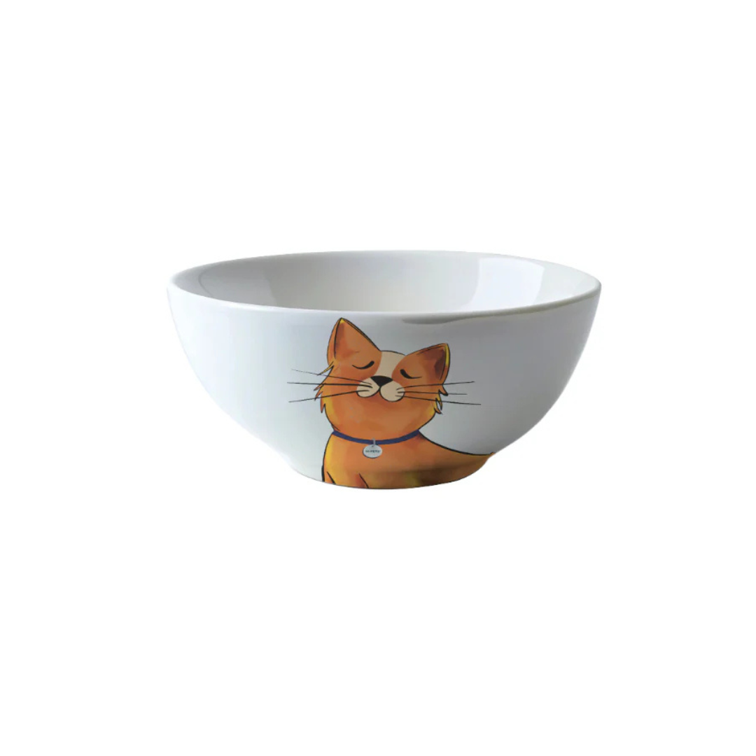 PETJOY Furry Feast Ceramic Bowl Galya - Colour 550ml