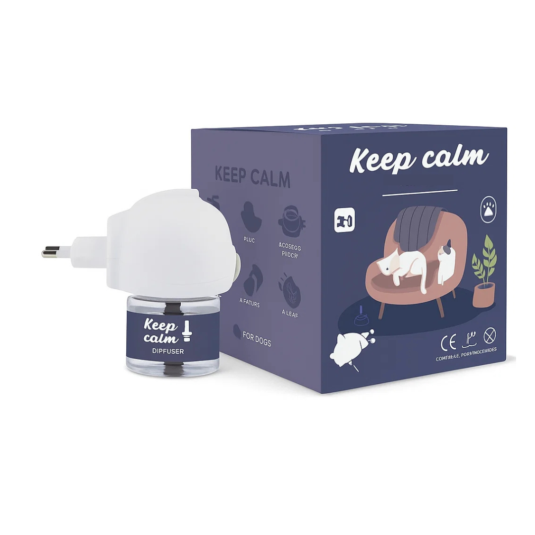 KEEP CALM - Calming Pheromone diffuser for cats-UK Standard 48ml