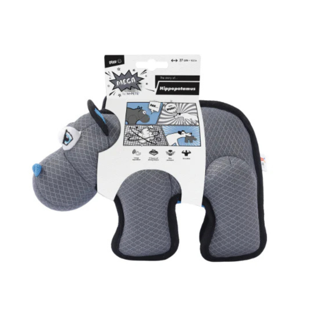MEGA Dog toy Hippopotamus
