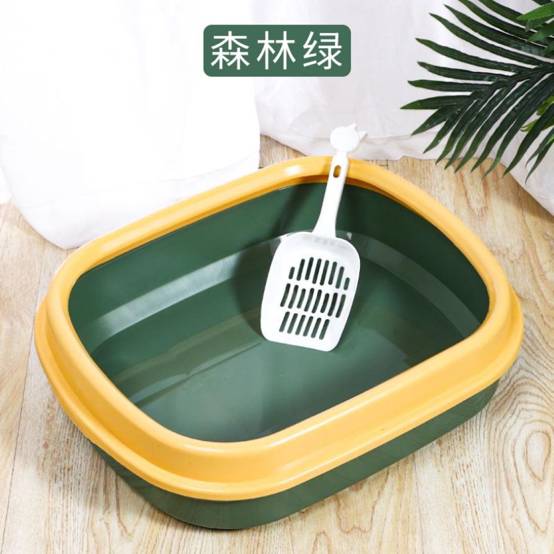 Odor-Proof Cat Litter Boxes- Forest Green