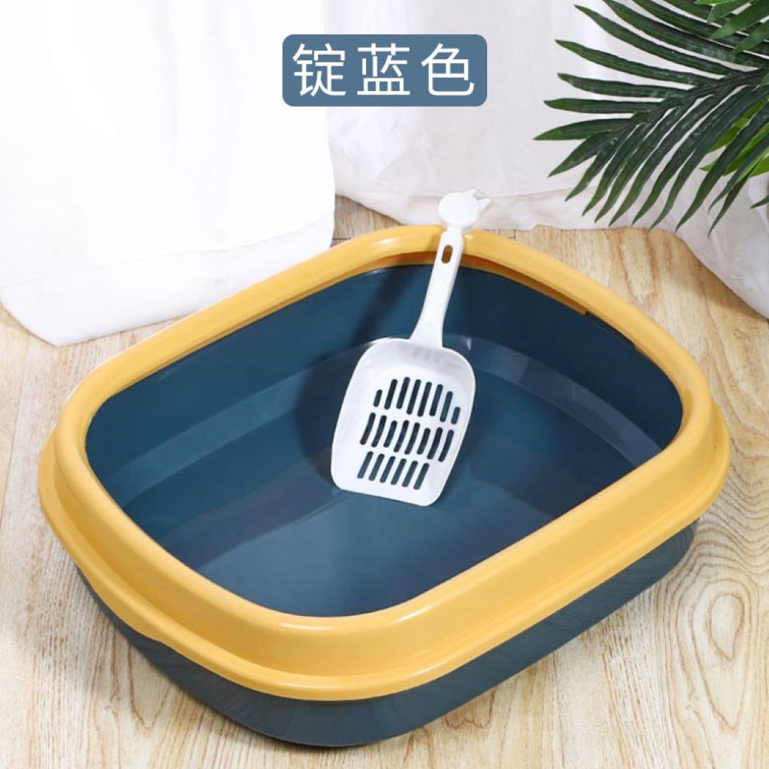 Odor-Proof Cat Litter Boxes-Ingot Blue