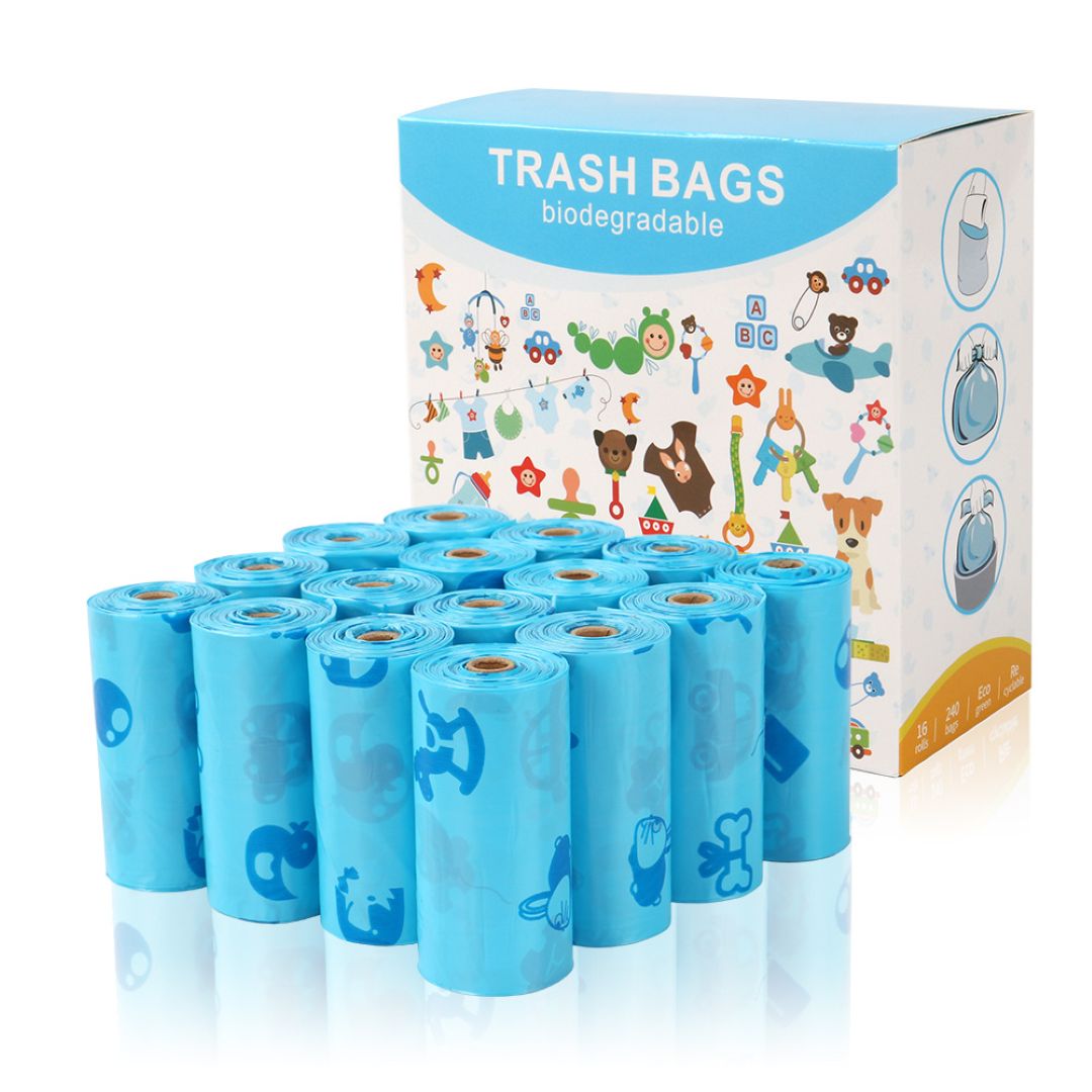 Epi Degradable Flat Bag Dog Shit Bag/Diaper Garbage Bag 16 Rolls