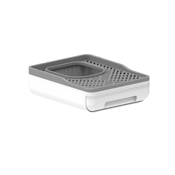 AFP  Minus One Foldable Grey Cat Litter Box -Large Size