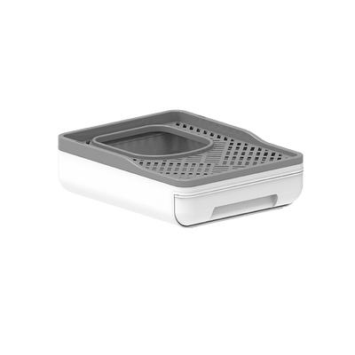 AFP  Minus One Foldable Grey Cat Litter Box -Large Size