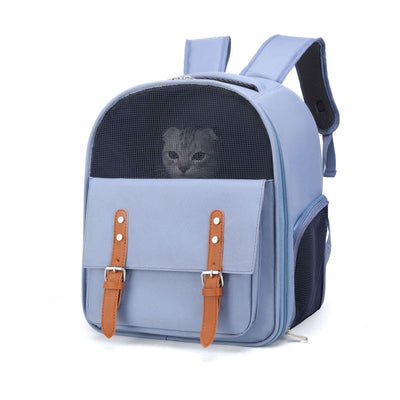 Large Capacity Portable Backpack Blue 39×32×25cm