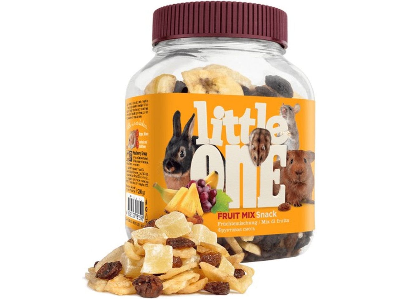 Little One Fruit Mix. Snack For All Small Mammals, 200 G