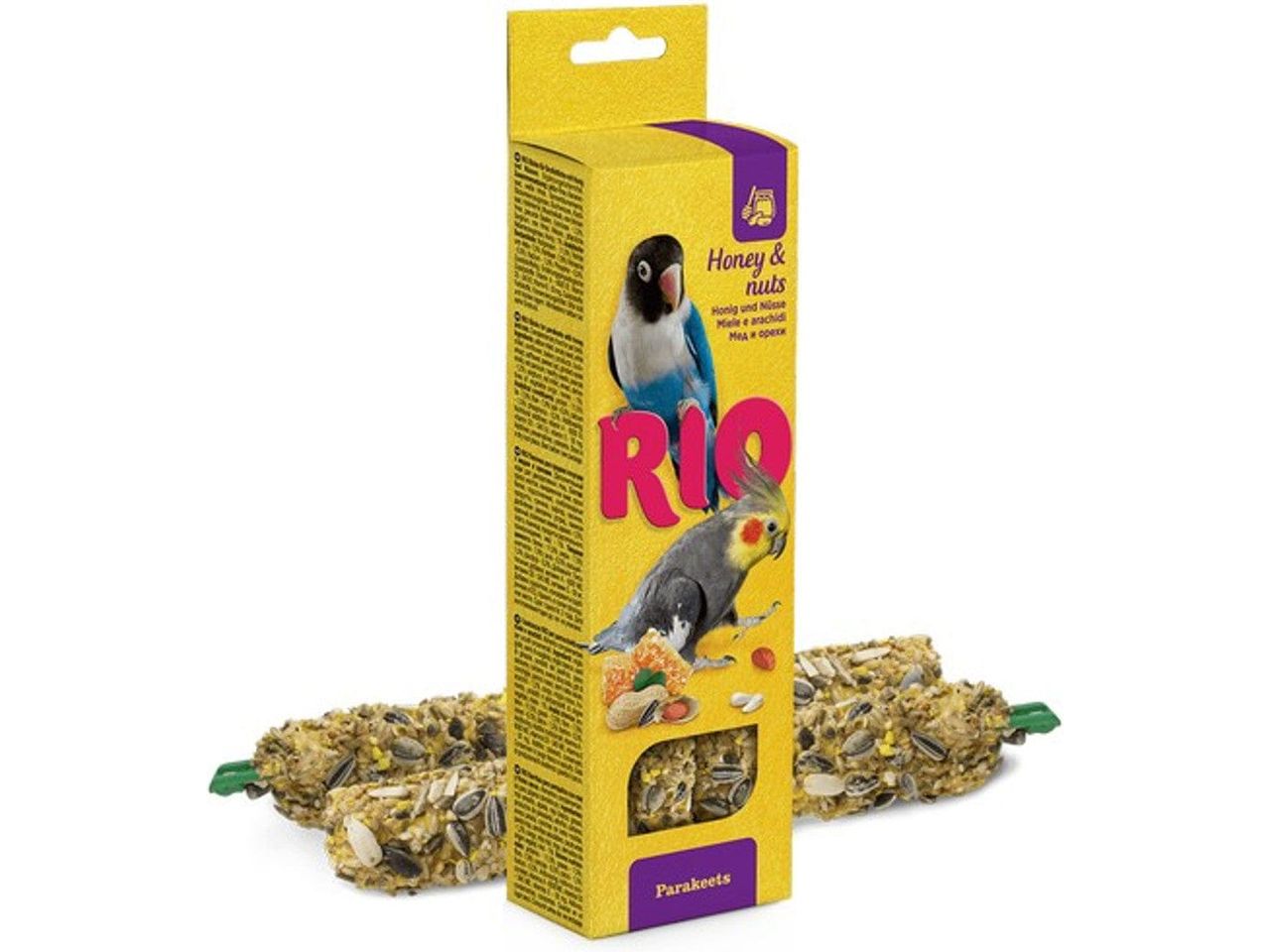 Rio Sticks For Parakeets With Honey And Nuts, 2X75G