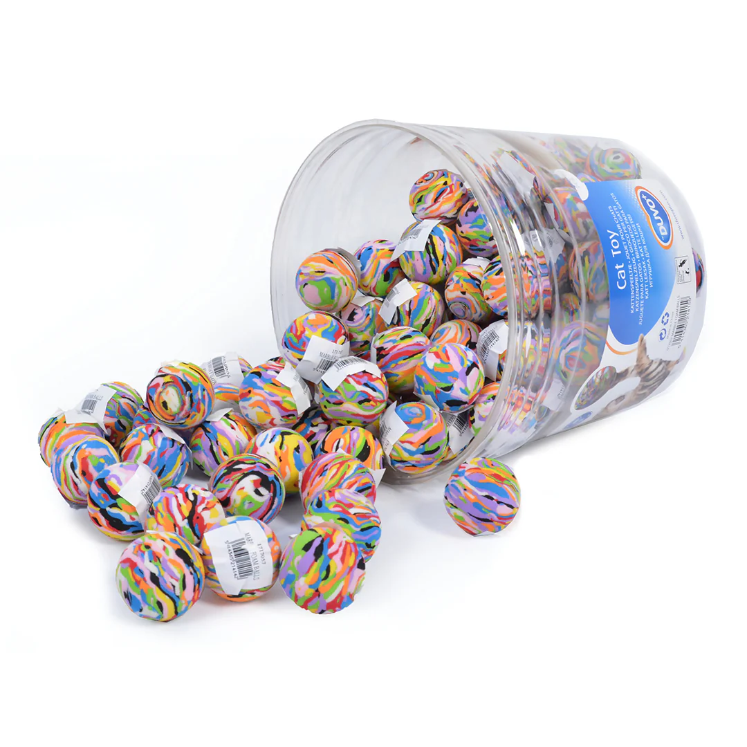 MARBLE BALLS (CYLINDER) cat toy