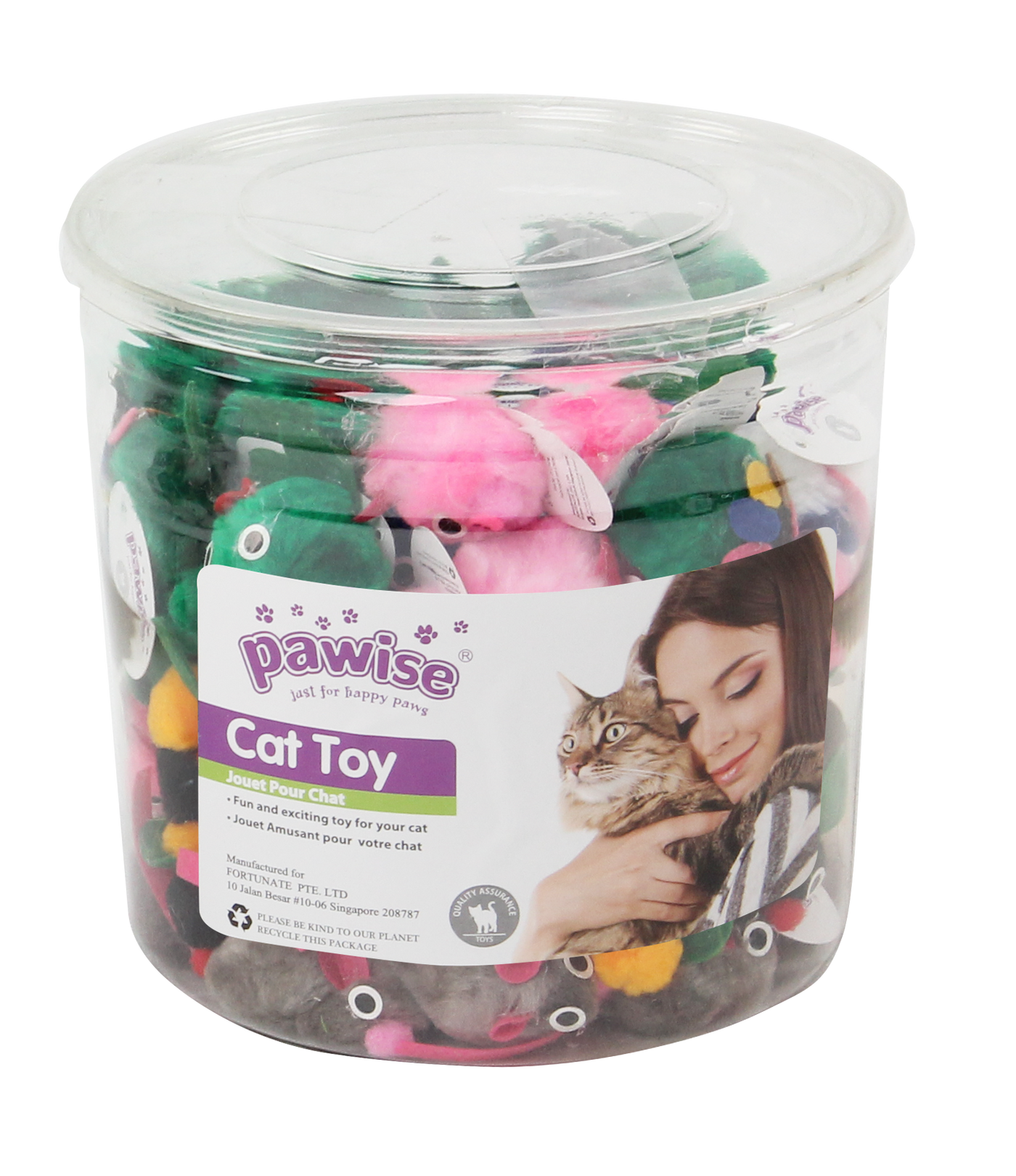 Animal Party (CYLINDER) cat toy