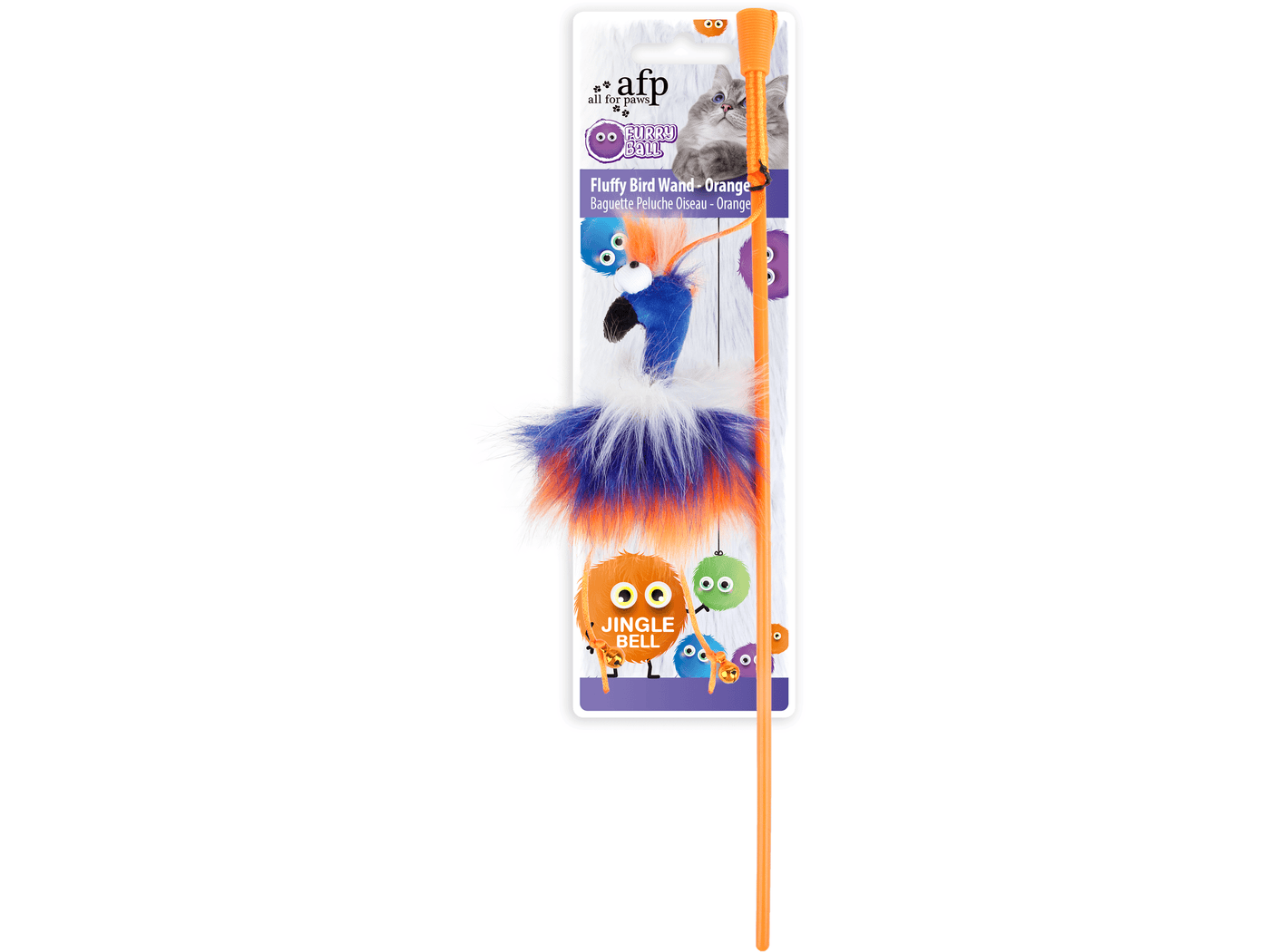 AFB Furry Ball - Fluffy Bird Wand