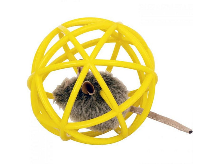 Pawise Cat Cage Ball W/Sound Mouse